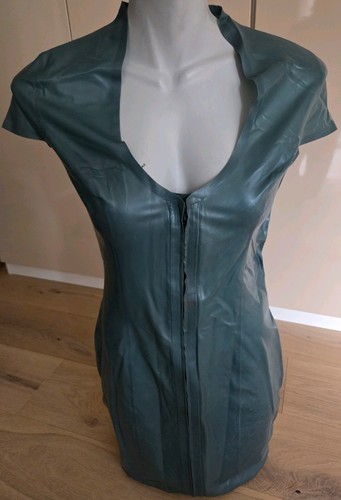 Latex kleid meeresgrün - latex-kleid,