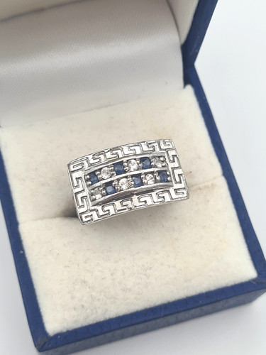Kanchanaburi saphir silberring - kanchanaburi-saphir,