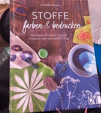 Buch Stoffe färben und
