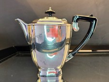 Kaffeekanne Art déco versilbert, Elkington & Co