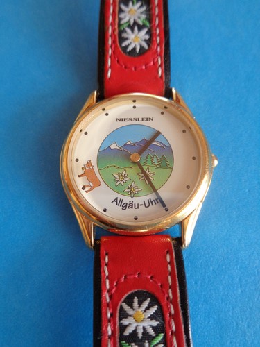 Allgäu uhr mit bergmotiv - allgäu-uhr,