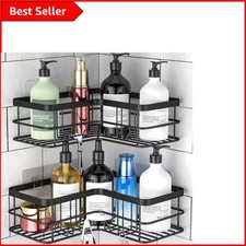 Edelstahl Eck Duschregal Set -