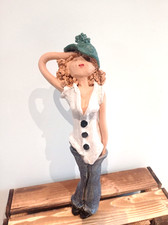 Keramik, Figur, Skulptur, Gartenkeramik, Gartenstecker