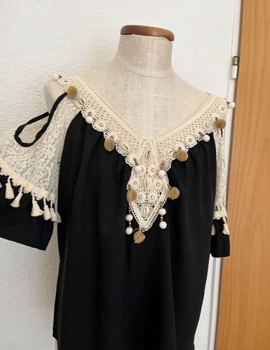 Bluse viskose neu ohne - bluse, gr.44