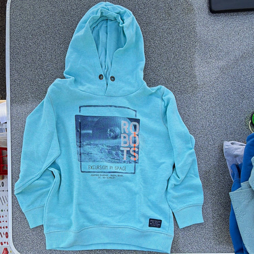 Jungen hoodie pullover blau - jungen,
