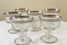 Sektschalen, Glasschalen mit
