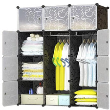 Kleiderschrank aus würfeln - kleiderschrank,