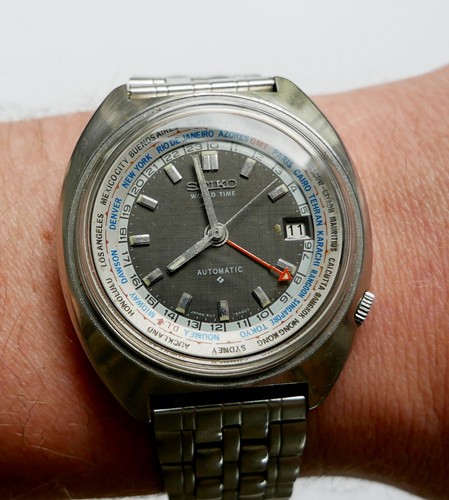 Seiko 6117 6400 world time - seiko, gmt