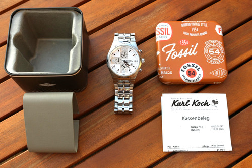 Fossil blue chronograph - blue,