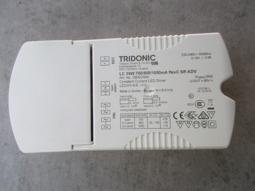 Led treiber driver - driver, tridonic