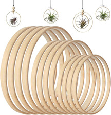 Holz Bambus Dekokränze im Set