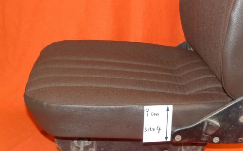Sitzbezug stoff braun - 1,