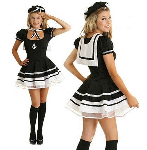 Damen kostüm matrosin kleid - kostüm,