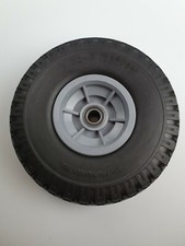 B-Ware 2x PU Rad Ø 260 x 85, 3.00-4 Industrielager Sackkarre Nabelänge 60 mm