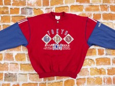 *ADIDAS OLYMPIA PULLOVER*1964 TOKYO OLYMPIC WINTER GAMES*ROT*GR: M*TIP TOP