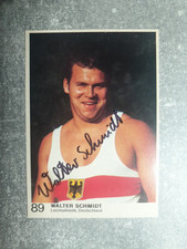 SB m.Orig.AG Walter Schmidt BRD Leichtathletik Weltrekord 71/75 - Hammer