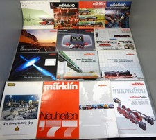MÄRKLIN Modelleisenbahn Literatur - 50 Kataloge, Prospekte, Neuheitenblätter uvm