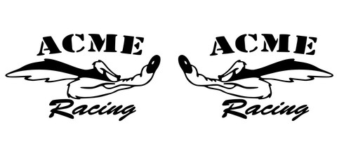 Acme racing wile coyote - racing,