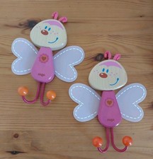 HABA Wandhaken Schmetterling Falter Fanni Pink Garderobe 2x