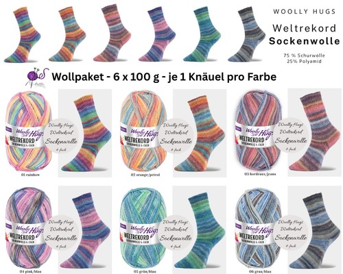 Wollpaket sockenwolle woolly - wollpaket, "woolly