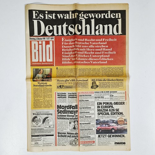 Bild zeitung 1990 - zeitung,