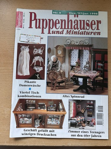 Zeitschrift puppenhäuser und - "puppenhäuser,