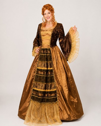 Damen rokoko kleid - rokoko, barock