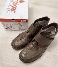 Damen Schuhe Knöchelschuhe Stiefelette Leder, Lammwollfutter rieker Julika Gr.41