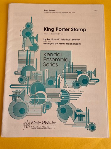 King porter stomp jelly roll - king, stomp,