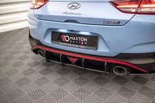Street Pro Heckschürze Heck Ansatz Diffusor passend für Hyundai I30 N Fastback F