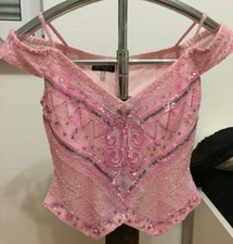 Pailletten Corsage / Mieder /