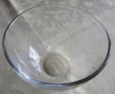 runde hohe Glasschale, Konfektschale, glatt ohne jegliche Verzierung,Müslischale