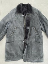 Lammfelljacke Gr. 54, blau