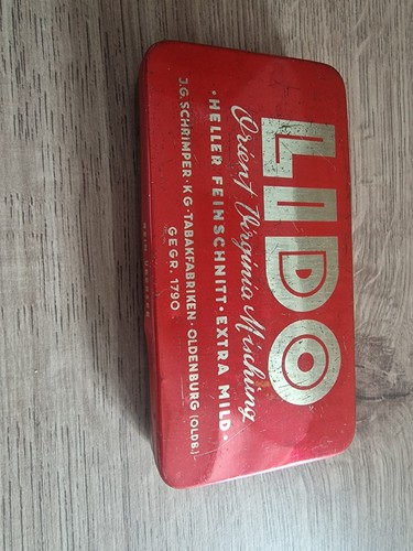 Vintage lido tabakdose - vintage,