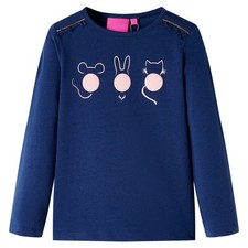 Kinder Langarmshirt mit Tieren