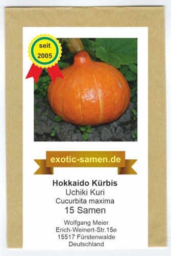 Hokkaido kürbis uchiki - kürbis, kuri