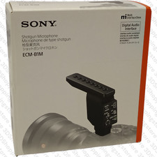 Sony ECM-B1M, Kompaktes Shotgun Mikrofon, Super-Richtcharakteristik, Leicht & Tr
