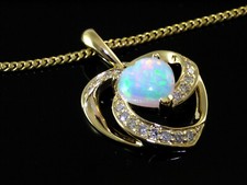 Goldkette mit Herz Anhänger