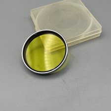 Leitz Gelbfilter 1 E48 POOBV 13295 Chrome Silber - gutes Glas