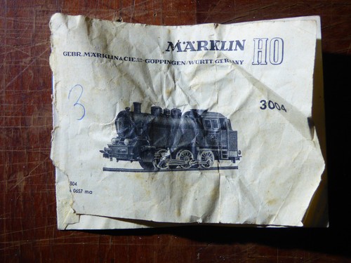 Märklin tenderlok 3004 - 3004, spur