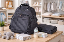 Wickelrucksack Schwarz mit