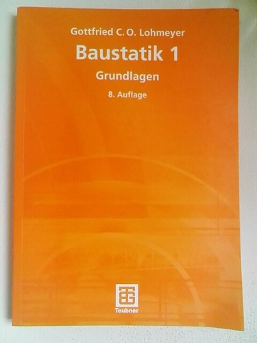 Buch baustatik grundlagen - baustatik, 1.
