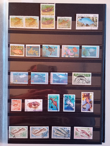 Briefmarken sammlung motiv - briefmarken,