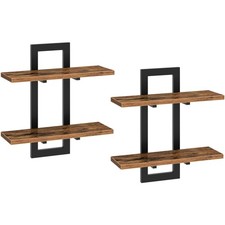 Schwebende Wandregale 2er-Set