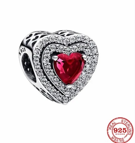 Charm charms silber rotes - 💖,