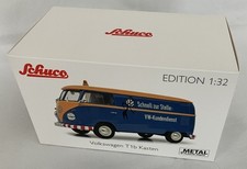 Schuco Edition 1:32 450785500: VW T1b Kastenwagen "VW Kundendienst", blau/gelb