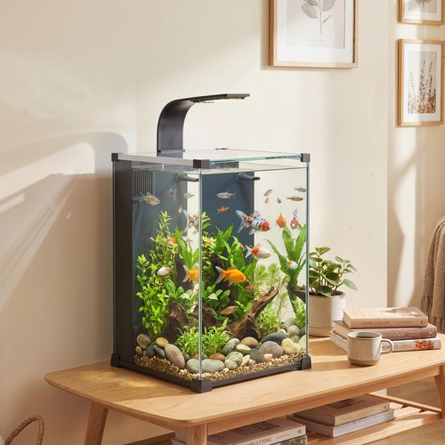 Pawhut aquarium komplettset - aquarium,