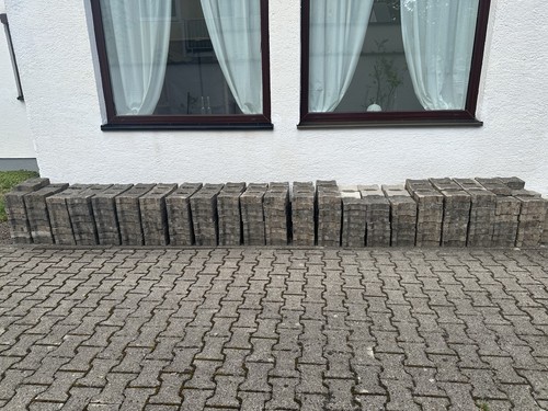 Grau beton pflastersteine - grau,