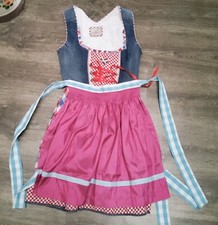 Stockerpoint ♥️ kariertes Dirndl Gr. 36 mit Jeansmieder und Schürze