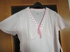 Vintage Nachthemd Baumwoll Batist Spitze  GR  42 /44 rosa  Neu